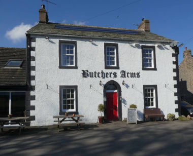 The Butchers Arms Pub, Crosby Ravensworth with new windows